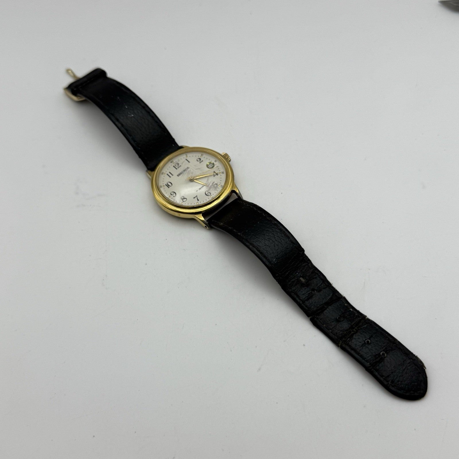 35mm Running Vintage Men’s Sekonda 17 Jewels Manual Wind Date Watch PARTS REPAIR