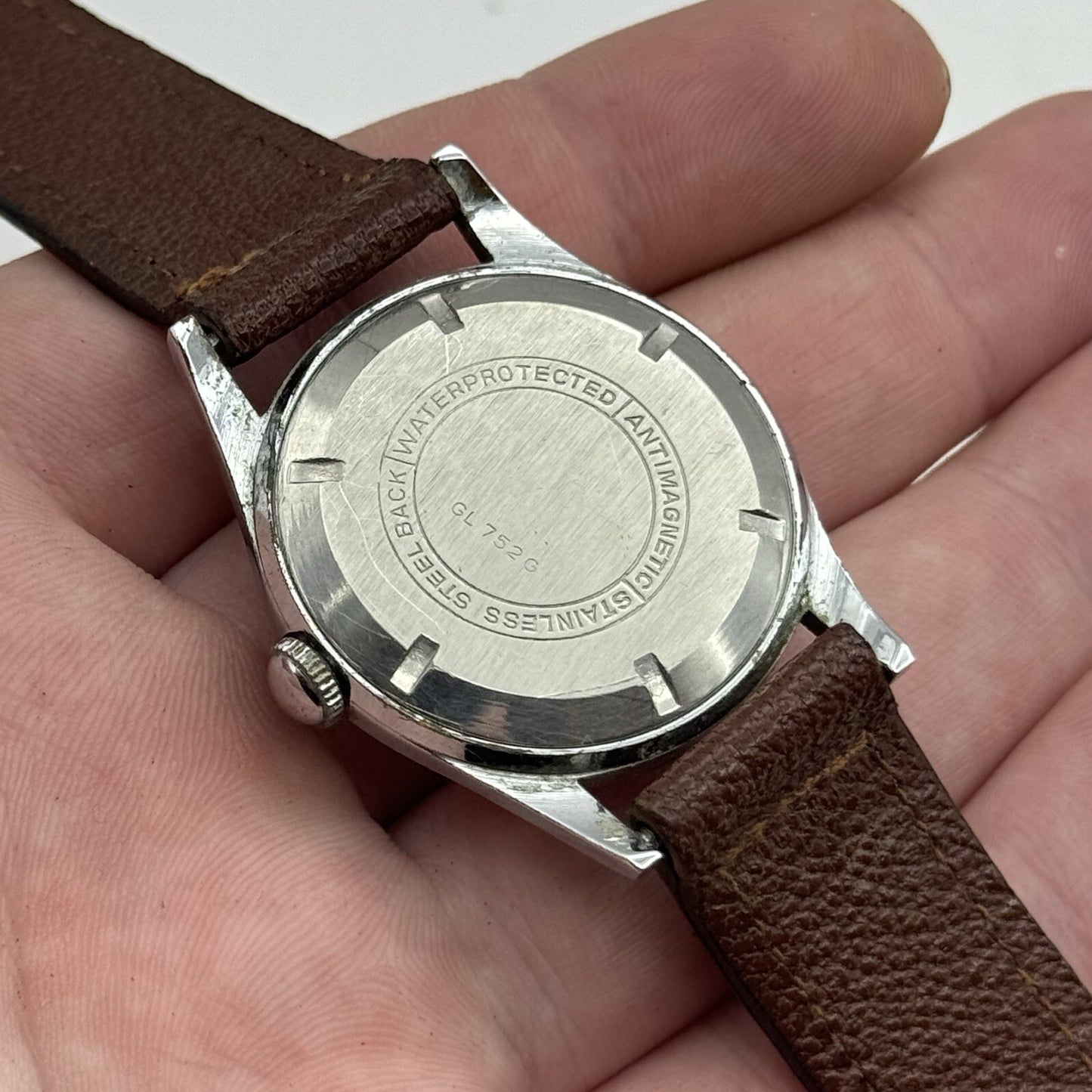 33mm Manual Wind Hermann Becker HB Sweep Secs Watch FOR PARTS TO RESTORE