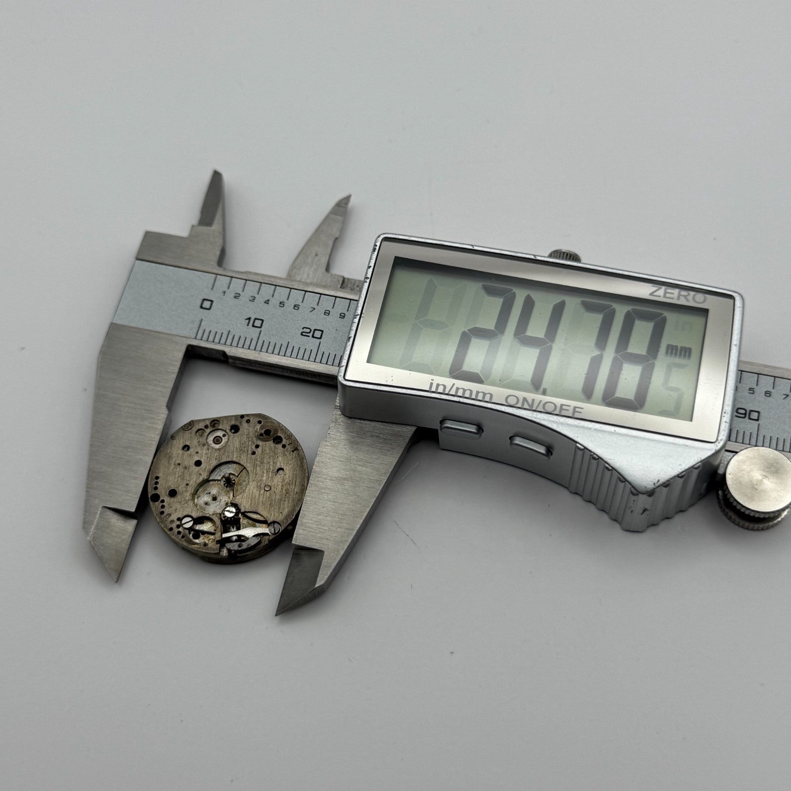 AS A Schild Swiss Watch Movement Manual Wind Vintage Parts Repair Spares 24.7mm