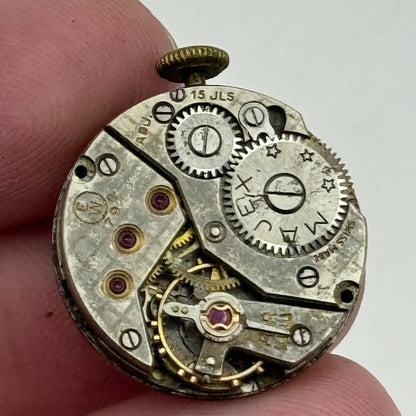 19.7mm Majex EW 792 Swiss 15 Jewels Manual Wind Watch Movement PARTS SPARES