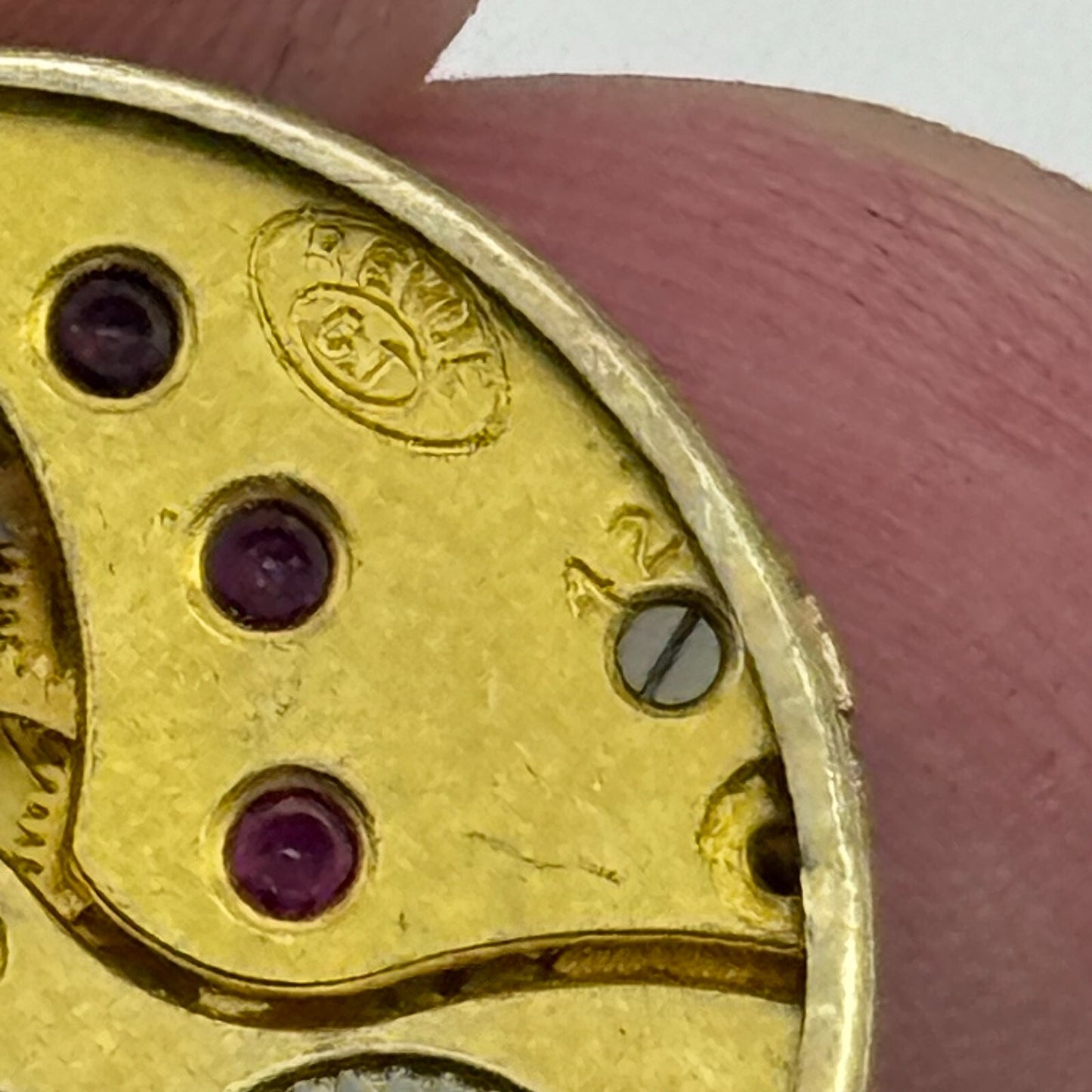 19.9mm Revue GT Cal 42 Manual Wind Watch Movement Swiss Vintage PARTS SPARES