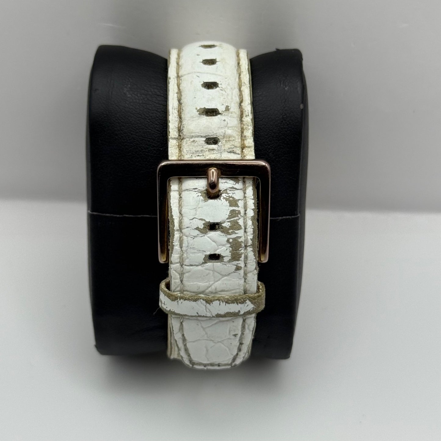 DKNY Chronograph Watch Mother Of Pearl Quartz Leather NY-4578 Date Dial 36mm