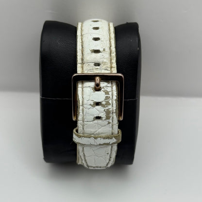 DKNY Chronograph Watch Mother Of Pearl Quartz Leather NY-4578 Date Dial 36mm