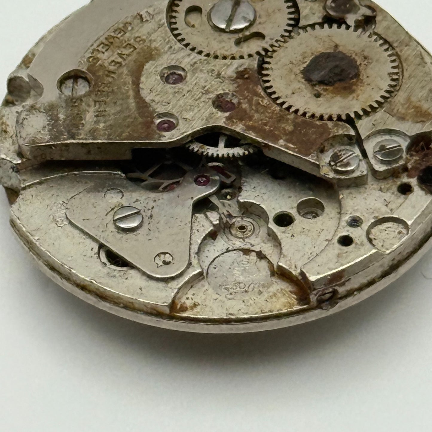 AS ST 1950/51 17 Jewels Watch Movement Manual Wind Vintage Parts Repair 26mm