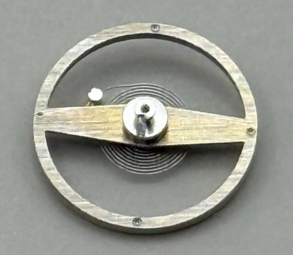 Amida 580 585 Balance Wheel Complete And Spring 1389 Watch Movement Parts NOS