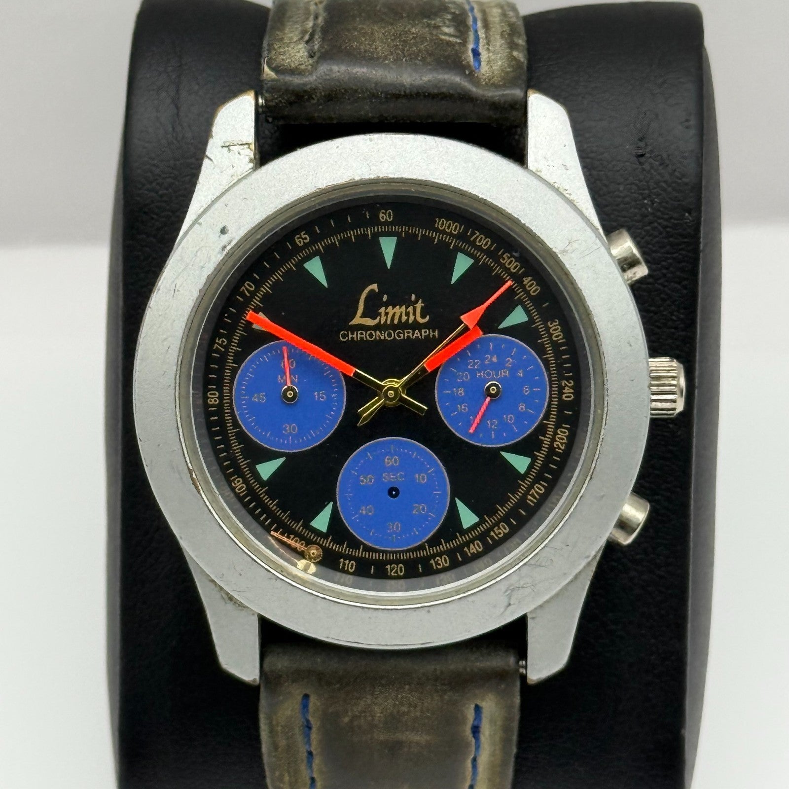 Limit Men's Chronograph Quartz Watch Subdial 38mm Working To REPAIR