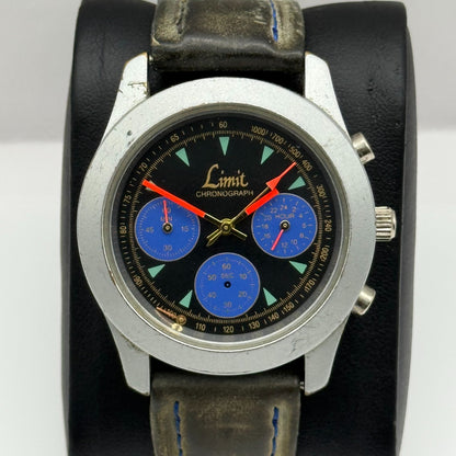 Limit Men's Chronograph Quartz Watch Subdial 38mm Working To REPAIR