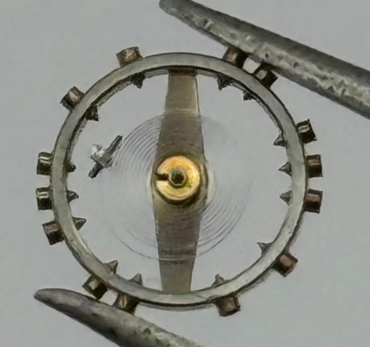 AS 1677 Balance Wheel Complete And Spring 1414 M Watch Movement Parts NOS