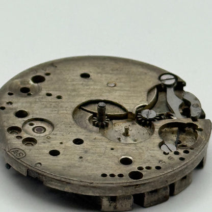 AS A Schild Swiss Watch Movement Manual Wind Vintage Parts Repair Spares 24.7mm