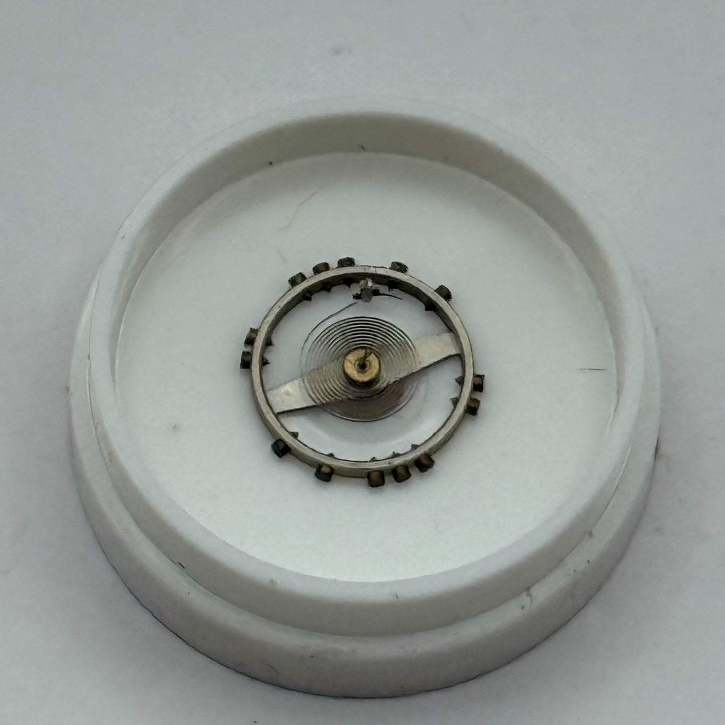 AS 1051 Balance Wheel Complete And Spring 5 1/4''' 34 M Watch Movement Parts NOS