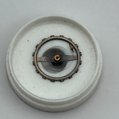 Ebosa 23 Balance Wheel Complete And Spring e 11½’’’ 125 Watch Movement Parts NOS