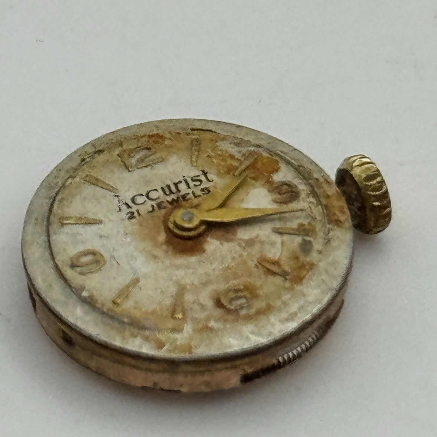 15.5mm ETA 2410 Accurist Manual Wind Ladies Watch Movement Swiss Vintage PARTS