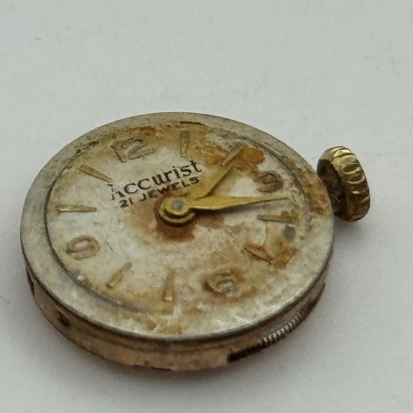 15.5mm ETA 2410 Accurist Manual Wind Ladies Watch Movement Swiss Vintage PARTS