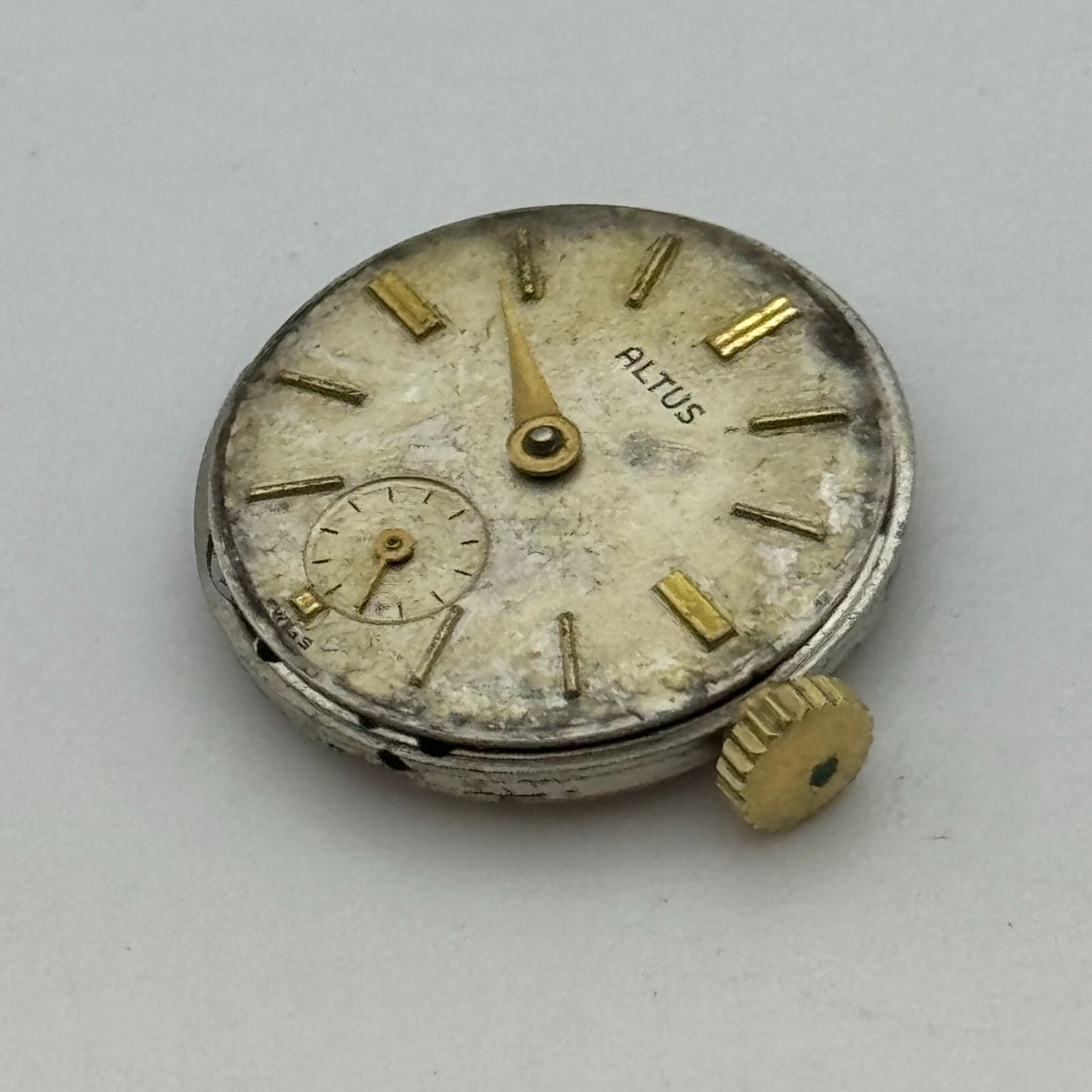 19.7mm Running Altus ETA 980 Manual Wind 17 Jewels Watch Movement PARTS REPAIR