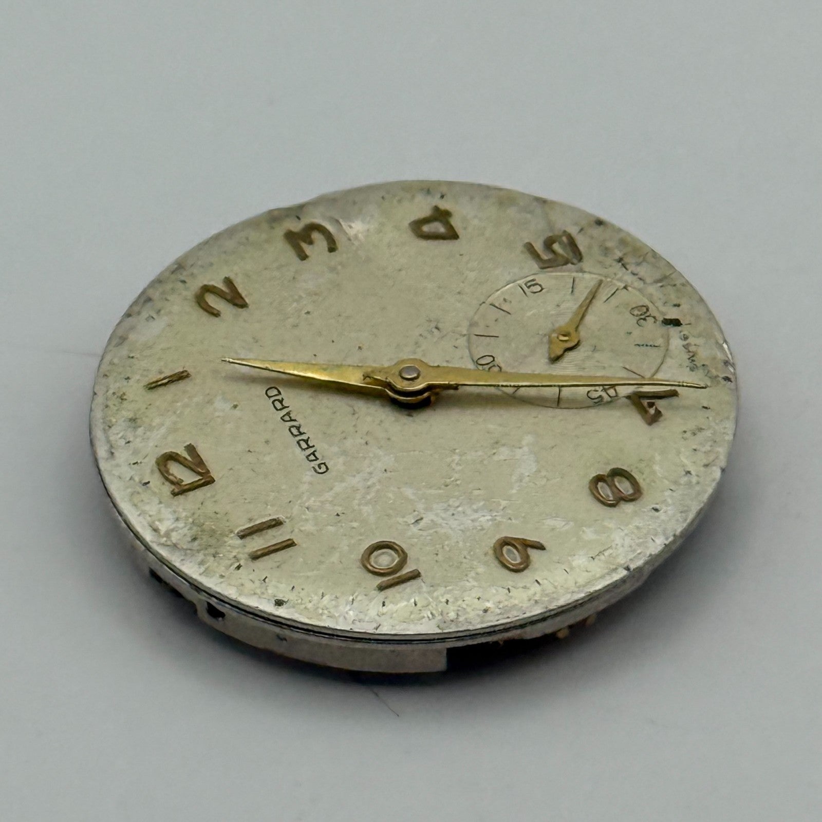 ETA 1120 Watch Movement Garrard Manual Wind Vintage Swiss Parts Repair 27mm
