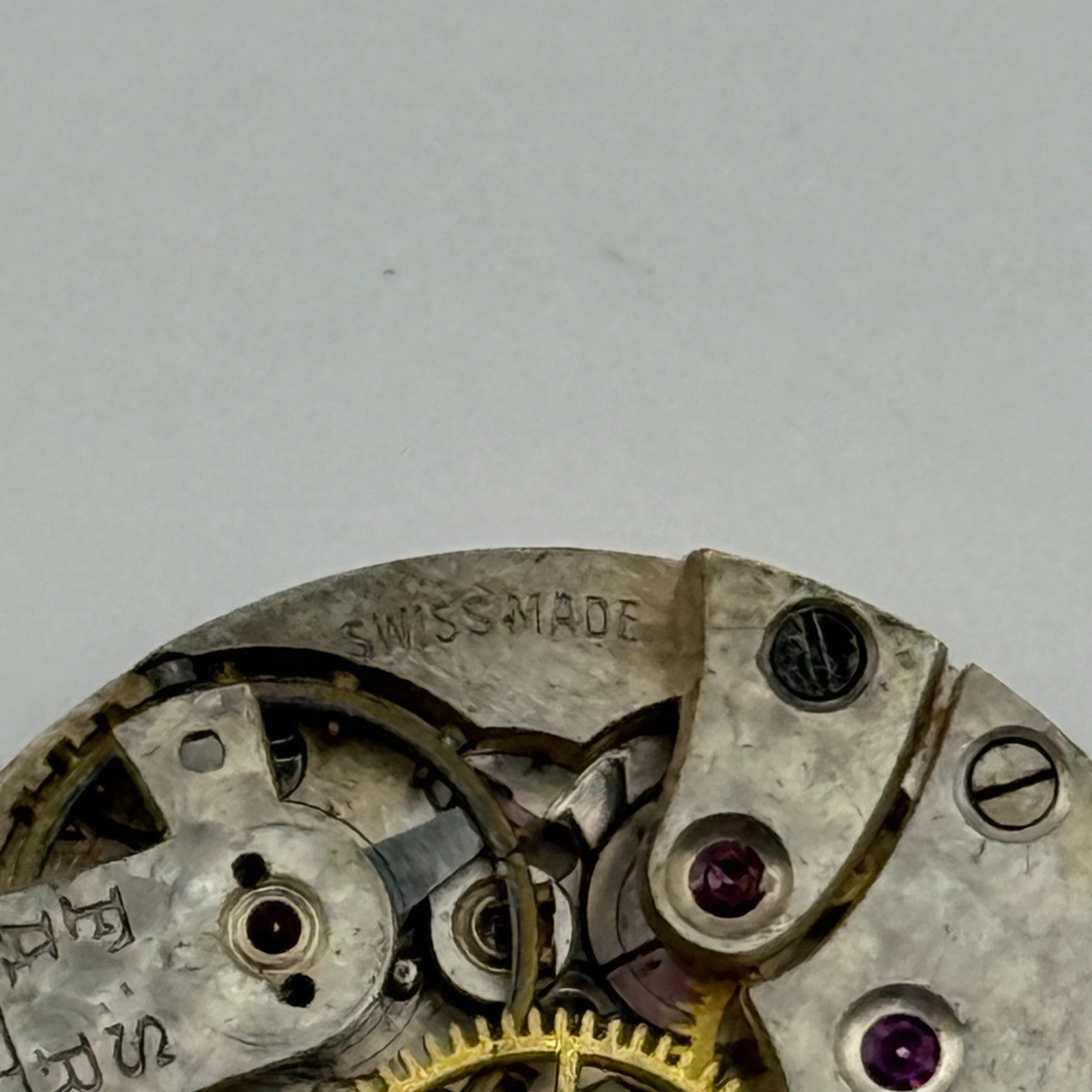 DF&C Dimier Freres & Cie Watch Movement Manual Wind Vintage Parts Repair 23.5mm