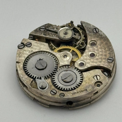 23.6mm Balance Ok Porcelain Dial Swiss Trench Watch Movement Manual Wind PARTS