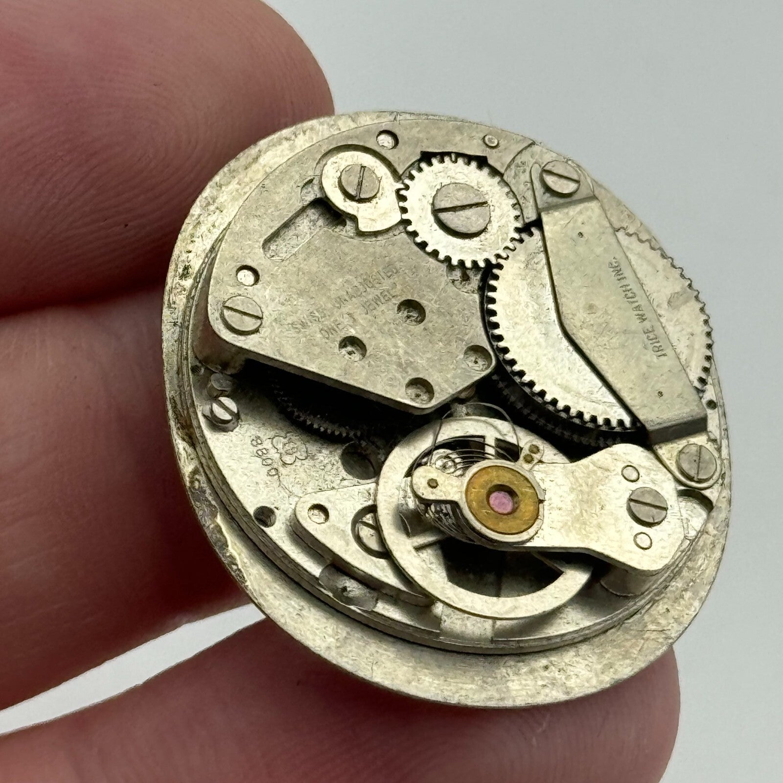 27mm Mens Trafalgar EB 8800 Manual Wind 1 Jewel Watch Movement PARTS REPAIR