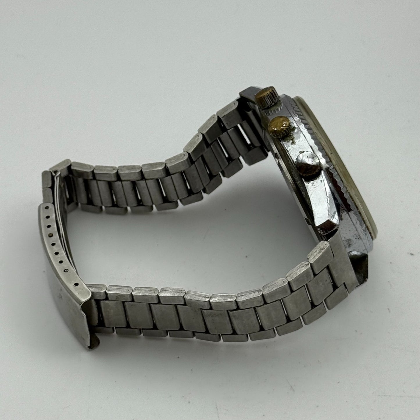 41mm Men’s Vintage Geneva Electra World Time Datomatic ES 55 Manual PARTS REPAIR