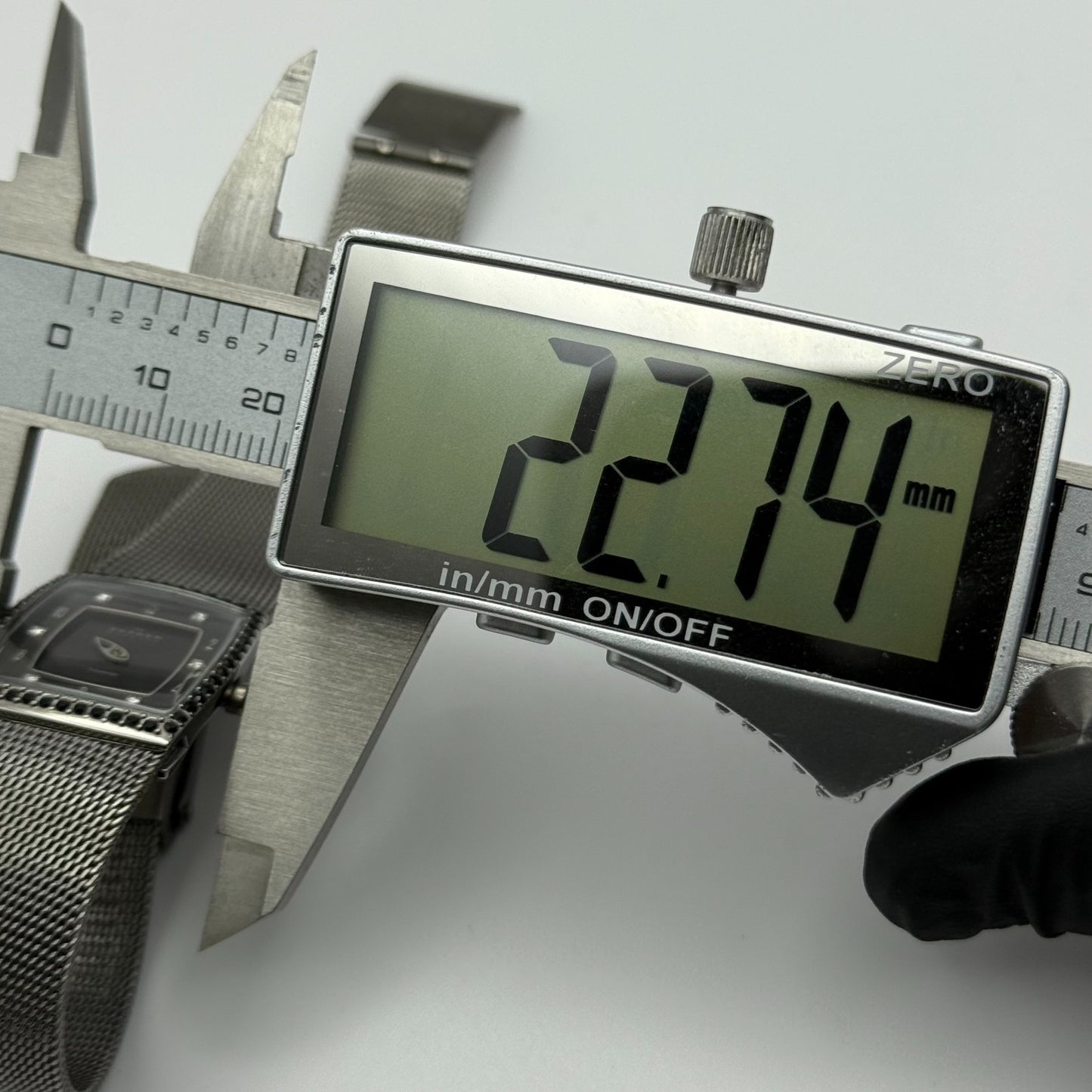 Skagen Denmark Ladies Quartz Watch Titanium Mesh Band Japan 21mm PARTS REPAIR