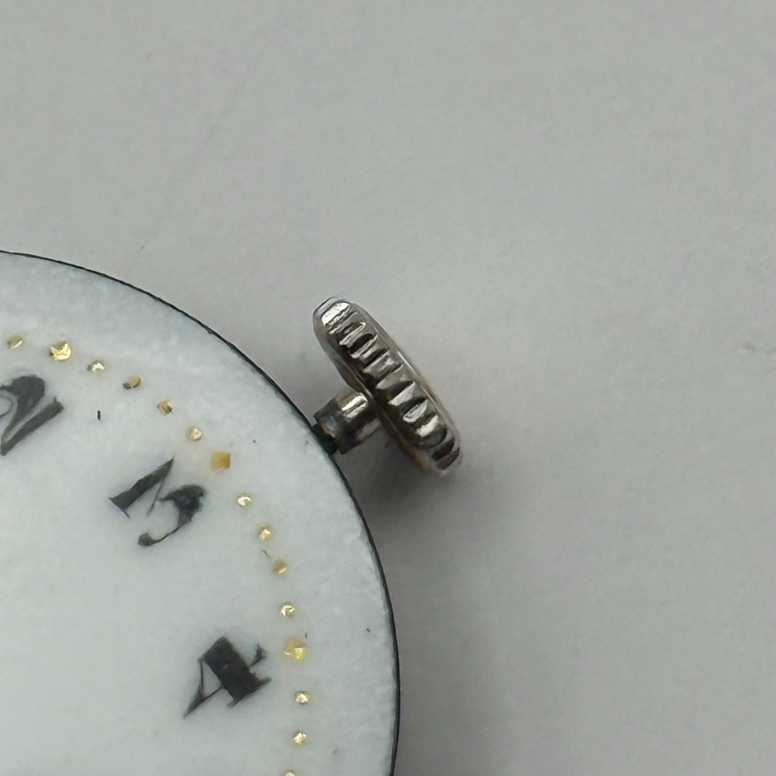 Quality Enamel Dial Watch Movement Manual Wind Vintage Swiss Parts Repair 23.1mm
