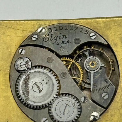 1928 Vintage 10/0s Elgin 447 Model 4 American Watch Movement PARTS REPAIR