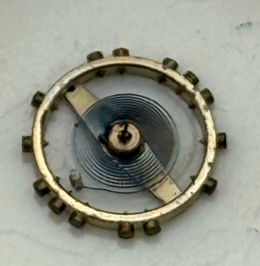AS 976 1012 Balance Wheel Complete And Spring Inca 532 M Watch Movement Parts