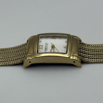 21mm Working Ladies Kenneth Cole Reaction Gold Plated Quartz Watch 6.5 Inches