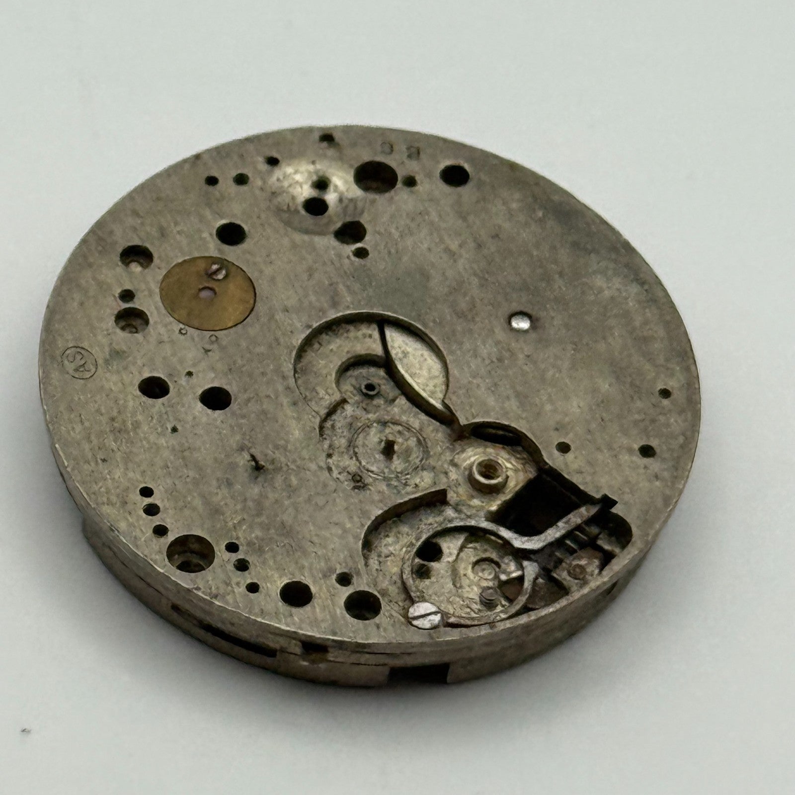 AS A Schild Trench Watch Movement Manual Wind Vintage Swiss Parts Repair 28.8mm