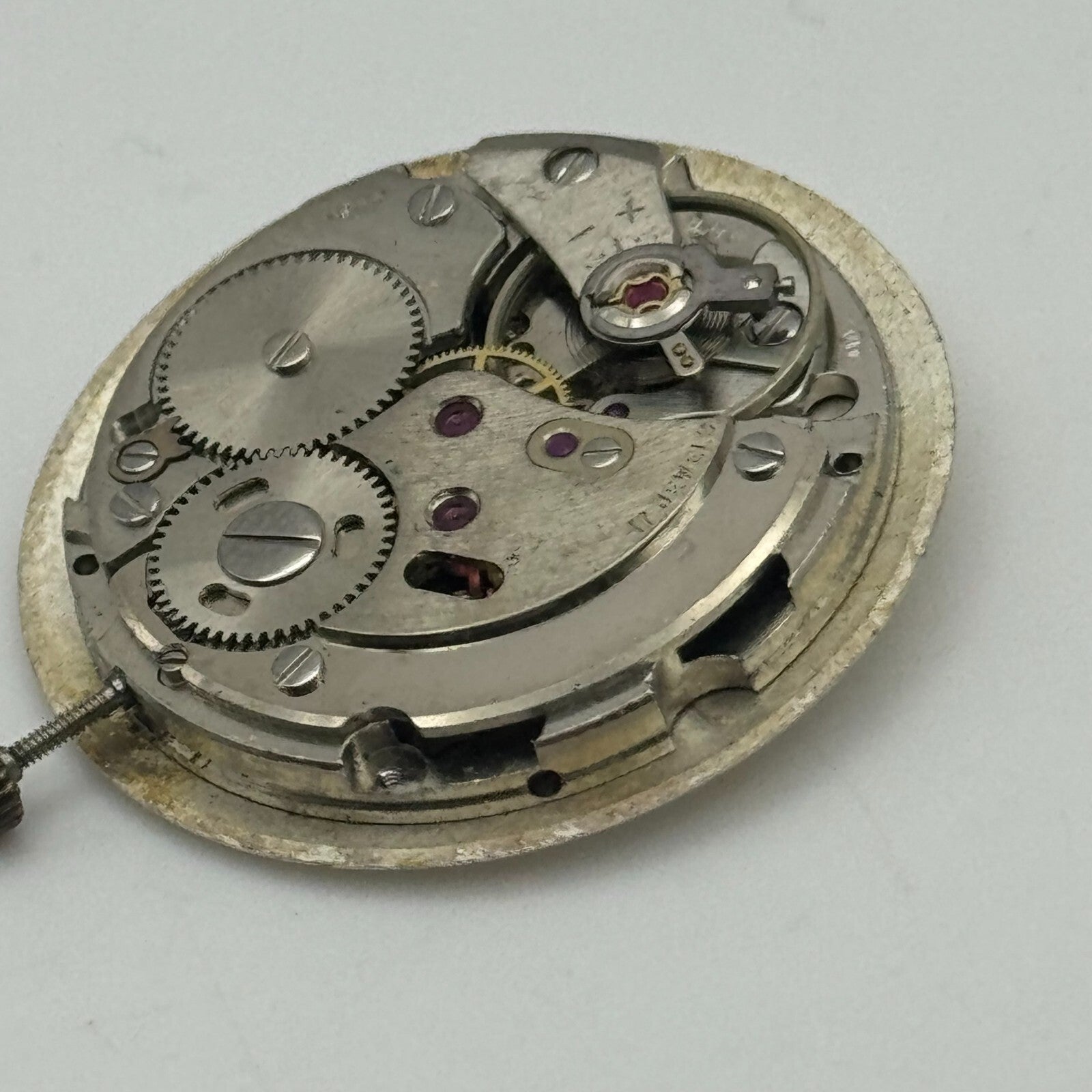 25.9mm Everite AS 1710/11 Balance Ok Watch Movement Swiss Vintage PARTS SPARES