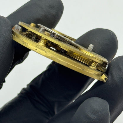 Fusee Pocket Watch Movement Antique English Key Wound Parts Repair Spares 45.9mm