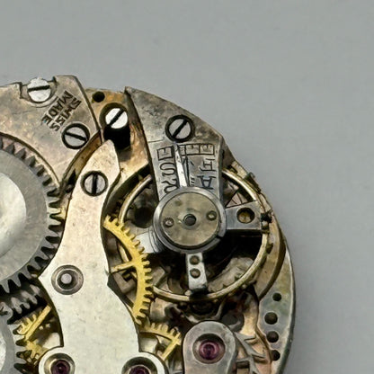 AS A Schild Swiss Watch Movement Manual Wind Vintage Parts Repair Spares 23.5mm
