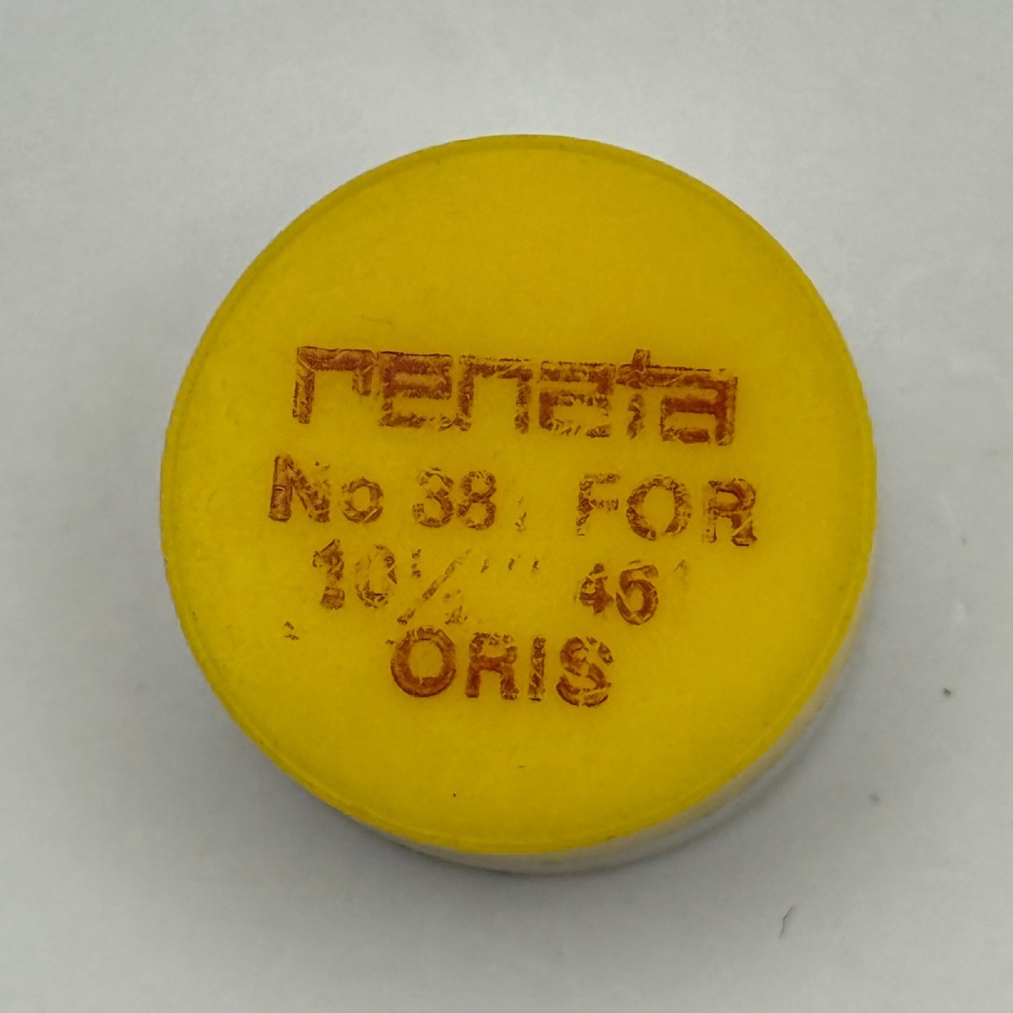 Oris 461 Balance Wheel Complete And Spring  10½’’’ 38 Watch Movement Parts NOS