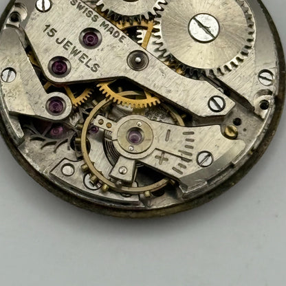 AS 1123 1124 Watch Movement Running Avia Manual Wind Vintage Parts Repair 23.5mm