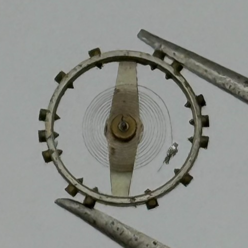 AS 1051 Balance Wheel Complete And Spring 5 1/4’’’ 34 M Watch Movement Parts NOS