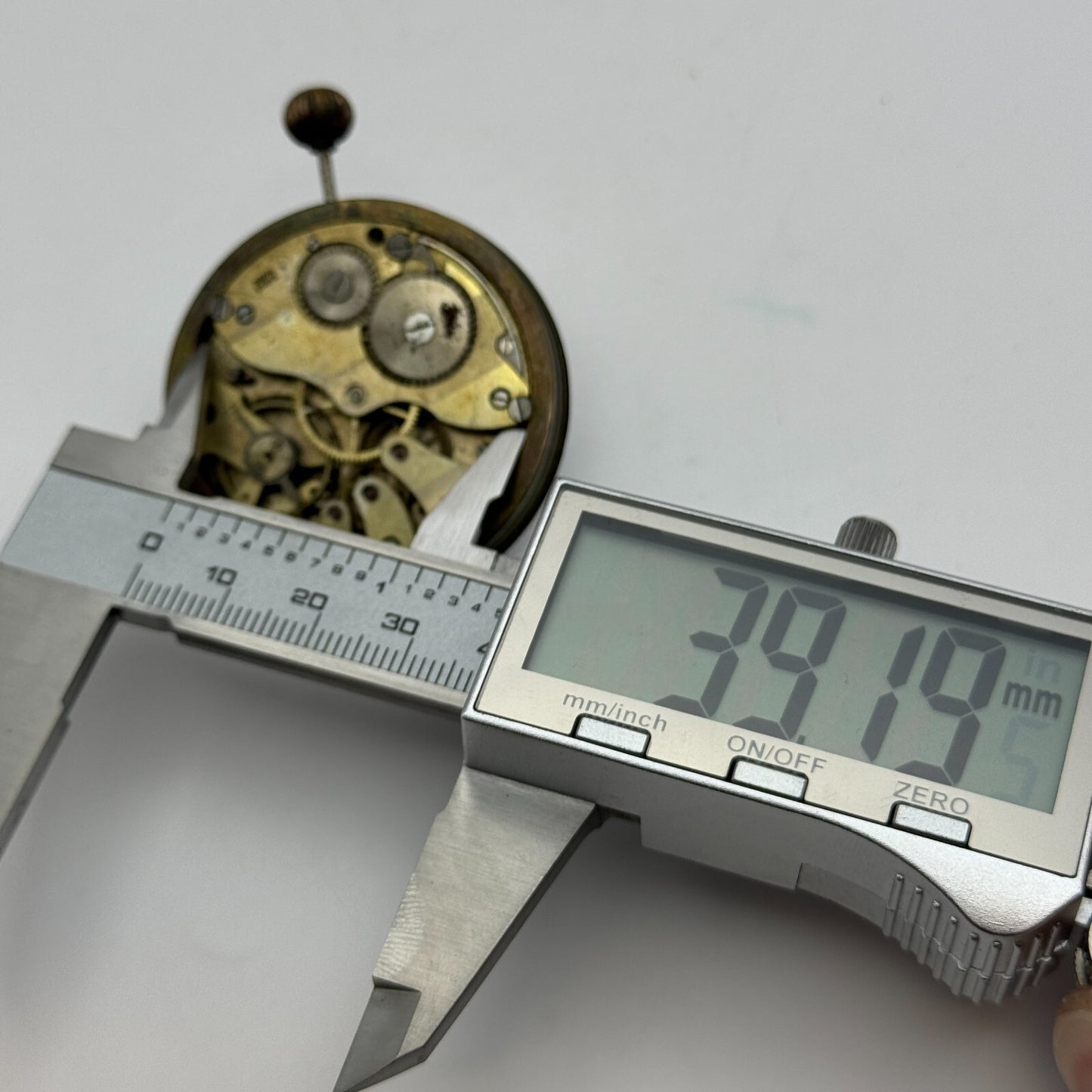 46.1mm Open Face Swiss Balance Ok Pocket Watch Movement PARTS REPAIR