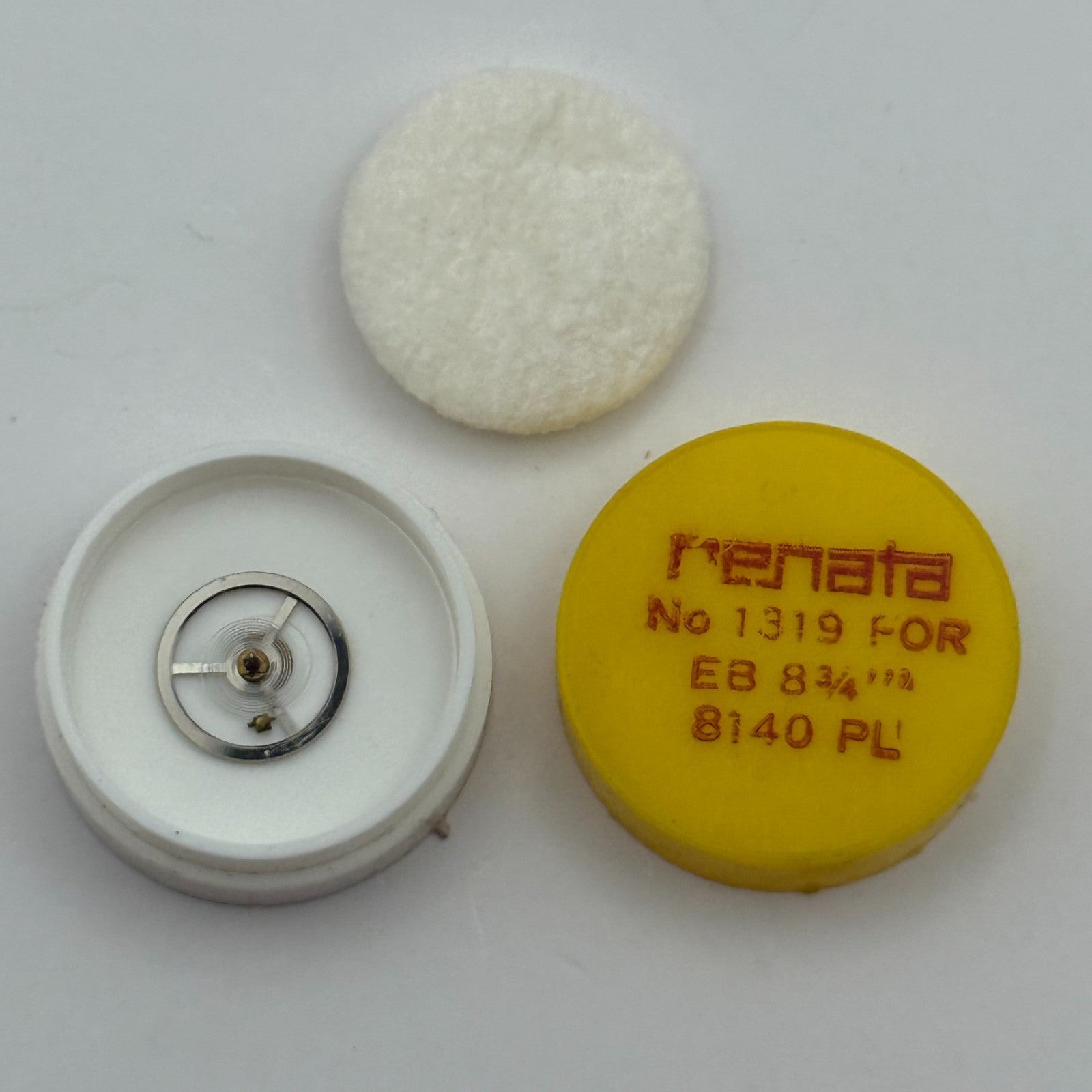 EB 8140 Balance Wheel Complete And Spring 8 3/4’’’ PL 1319 Watch Movement Parts