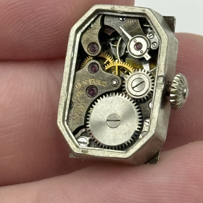 13.1mm Vintage Gruen Guild 15 Jewels Manual Wind Watch Movement PARTS REPAIR