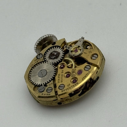 13.2mm Vintage Ladies Bulova 5BD Manual Wind Swiss Watch Movement PARTS REPAIR