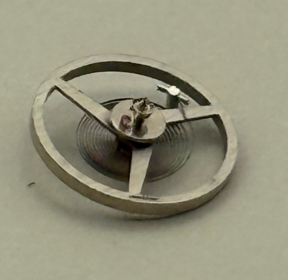 AS 1677 Balance Wheel Complete And Spring 5½’’’ 1225 M Watch Movement Parts NOS