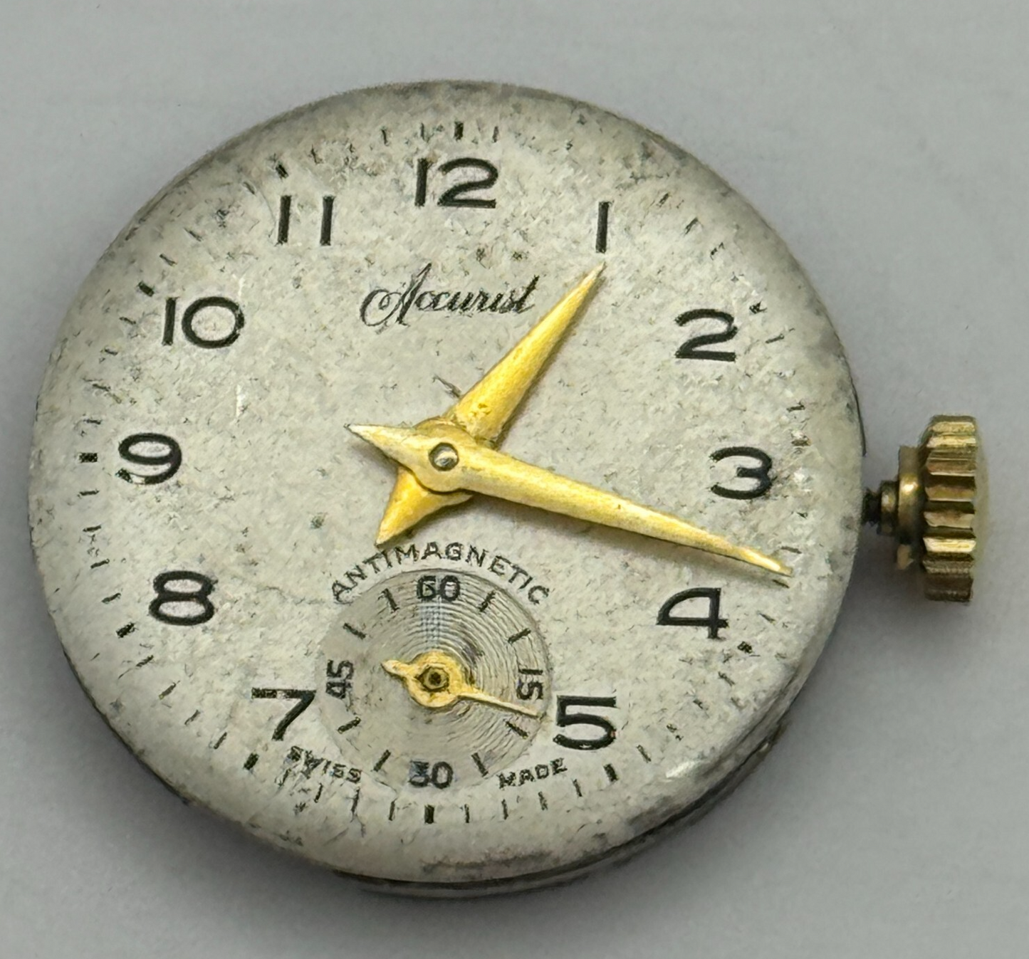 19.7mm Ladies Accurist AS 970 A Schild Manual Wind Swiss Watch Movement PARTS