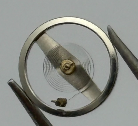 Brac 2051 Balance Wheel Complete And Spring  5¼’’’ 69 M Watch Movement Parts NOS