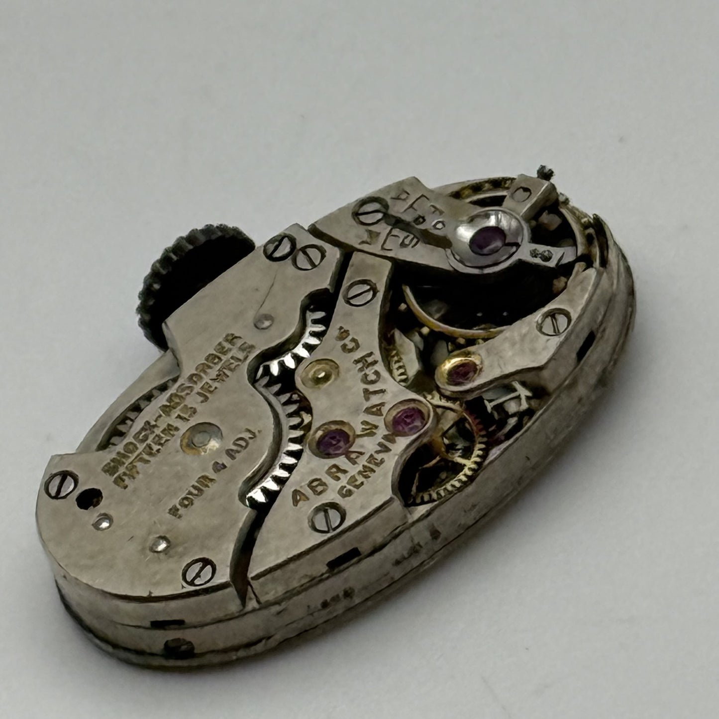 12.9mm Vintage ABRA Art Deco Manual Wind Watch Movement PARTS REPAIR