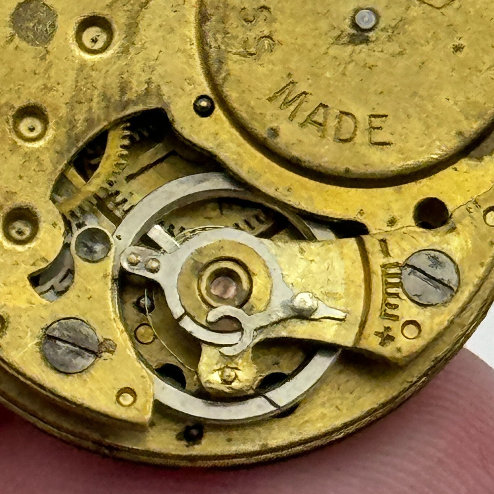 23.7mm Oris Cal 158 Bentima Mother Of Pearl Manual Wind Swiss Watch Movement