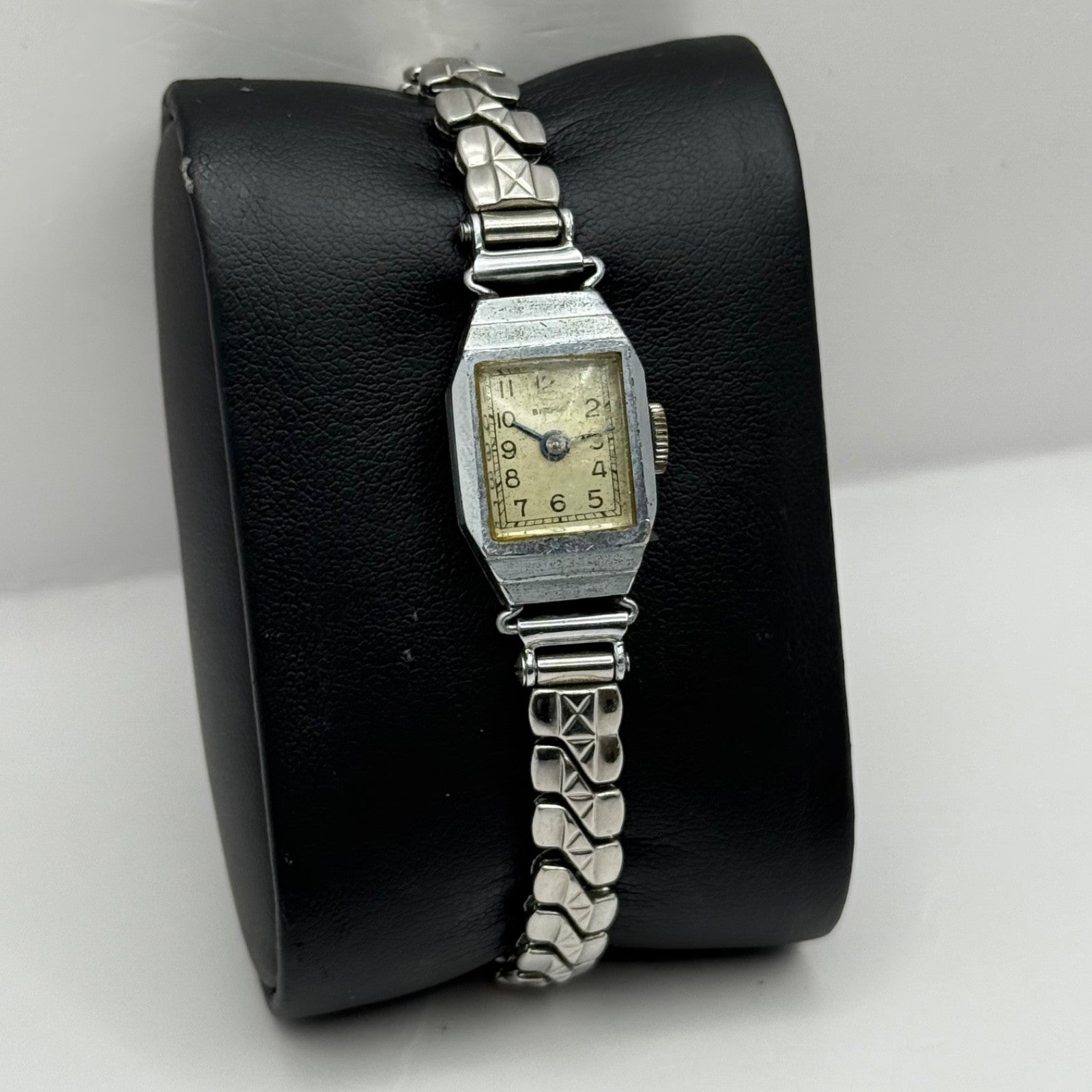 14mm Vintage Ladies Manual Wind Stainless Steel Sizor Band Watch PARTS / REPAIR