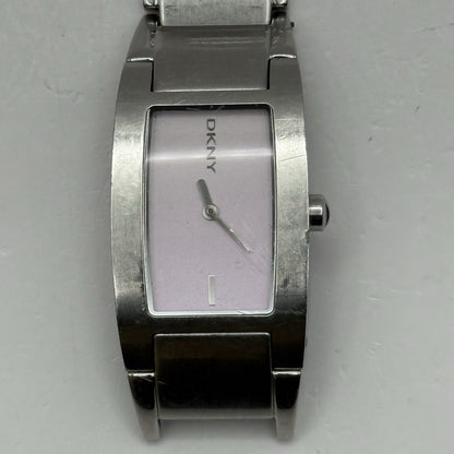 23mm Working Ladies DKNY NY-3030 Stainless Steel Quartz Watch Broken Strap