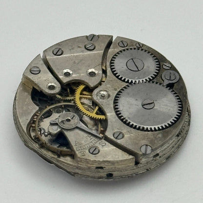 25.4mm Unidentified Roman Numerals Trench Watch Movement Manual Wind PARTS SPARE