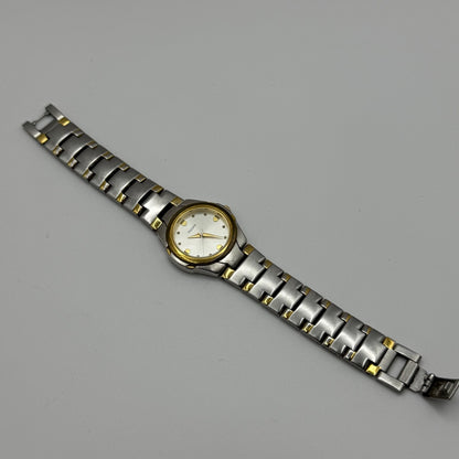 Vintage Pulsar Quartz Watch V701-X316 Two Tone Bracelet Working New Battery 27m