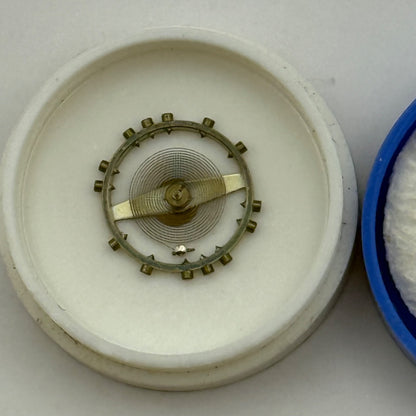 Tissot 21.7 Balance Wheel Complete And Spring 307 Watch Movement Parts NOS 