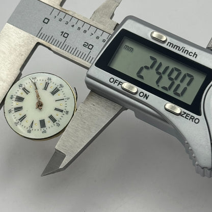 24.9mm Unidentified High Grade Manual Wind Watch Movement Vintage PARTS SPARES